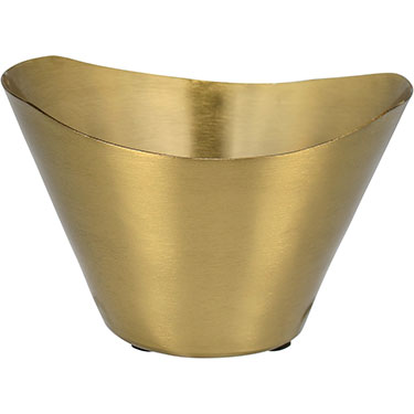 PORTA VELA HOME&amp;CO METAL 7x13x8cm DOURADO