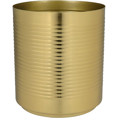 CACHEPÔ HOME&amp;CO METAL 20x18x18cm DOURADO