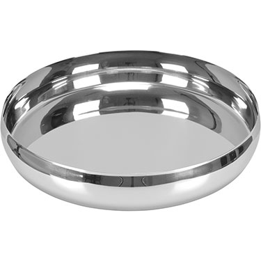 CENTRO MESA HOME&amp;CO INOX 6x36x36cm PRATA