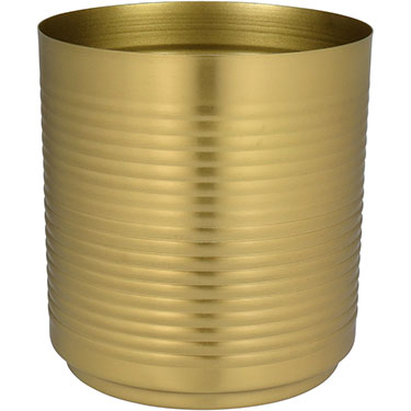 CACHEPÔ HOME&amp;CO METAL 18x16x16cm DOURADO