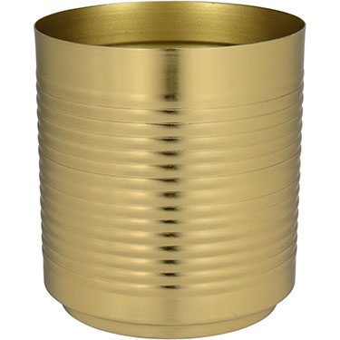 CACHEPÔ HOME&amp;CO METAL 16x14x14cm DOURADO