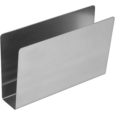 PORTA GUARDANAPO HOME&amp;CO ESCOVADO AÇO INOX 10x18x3cm PRATA
