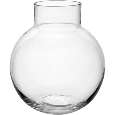 VASO DECORATIVO HOME&amp;CO VIDRO 21x18x18cm TRANSPARENTE