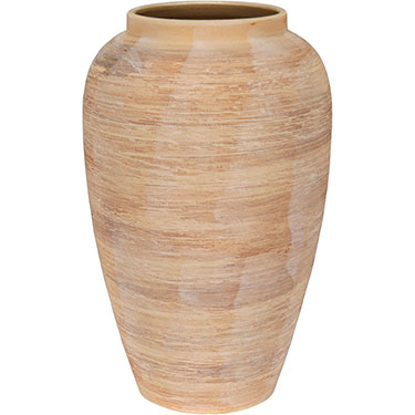 VASO DECORATIVO HOME&amp;CO CERÂMICA 30x17x17cm BEGE