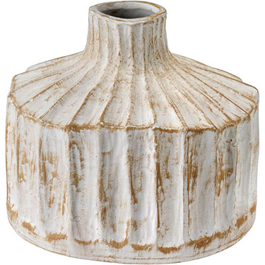VASO DECORATIVO HOME&amp;CO CERÂMICA 15x16x16cm MARROM