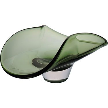 CENTRO MESA HOME&amp;CO VIDRO 18x24x38cm VERDE