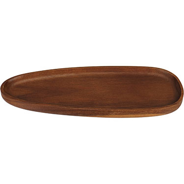 BANDEJA OVAL HOME&amp;CO MDF 2x12x30cm NATURAL