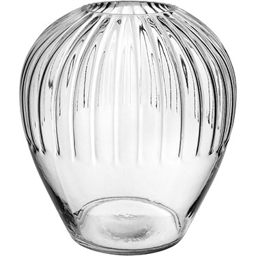 VASO DECORATIVO HOME&amp;CO VIDRO 23x20x20cm TRANSPARENTE