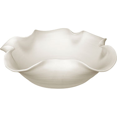 CENTRO MESA HOME&amp;CO CERÂMICA 11x39x36cm BRANCO