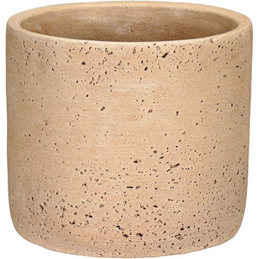 CACHEPÔ HOME&amp;CO CIMENTO 12x14x14cm BEGE