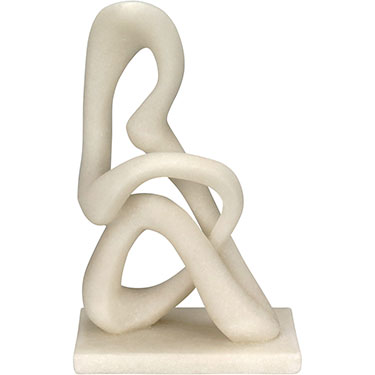 ADORNO HOME&amp;CO RESINA 22x14x8cm BRANCO
