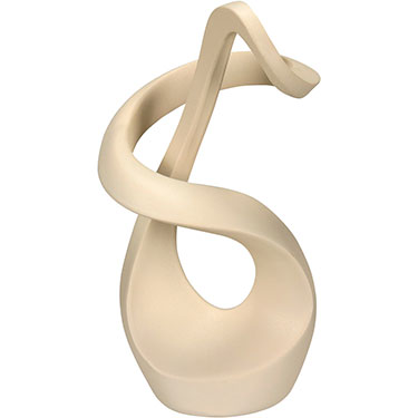 ADORNO HOME&amp;CO RESINA 26x14x14cm BEGE
