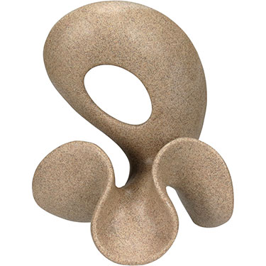 ESCULTURA HOME&amp;CO RESINA 23x19x14cm BEGE