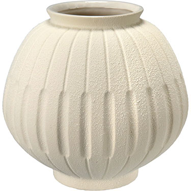 VASO HOME&amp;CO CERÂMICA 25x27x27cm BRANCO