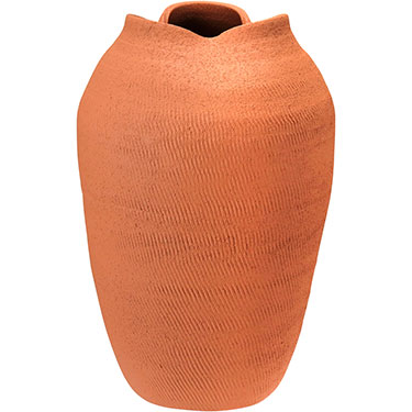 VASO HOME&amp;CO CERÂMICA 38x25x25cm TERRACOTA