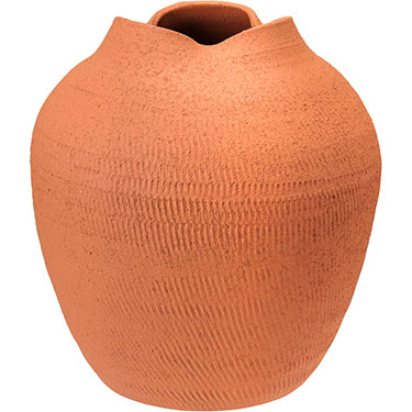 VASO HOME&amp;CO CERÂMICA 28x27x27cm TERRACOTA