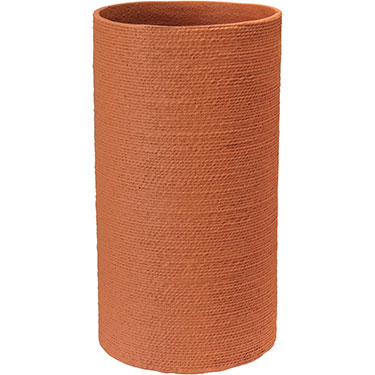 VASO HOME&amp;CO CERÂMICA 34x19x19cm TERRACOTA