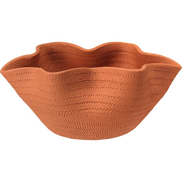 CENTRO MESA HOME&amp;CO CERÂMICA 15x36x36cm TERRACOTA