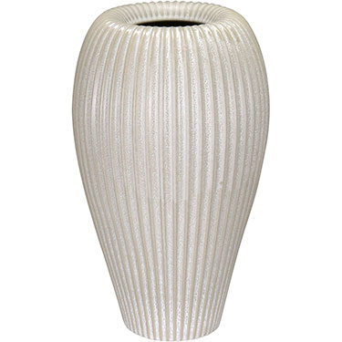 VASO HOME&amp;CO CERÂMICA 41x24x24cm BEGE