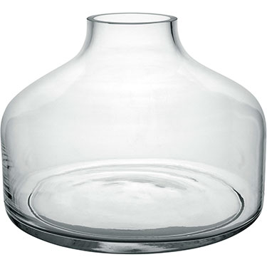 VASO HOME&amp;CO VIDRO 21x28x28cm TRANSPARENTE