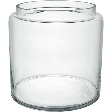 VASO HOME&amp;CO VIDRO 26x26x26cm TRANSPARENTE