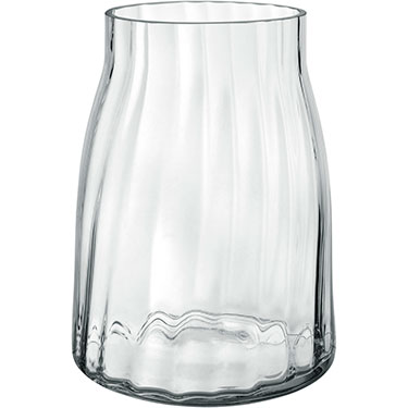 VASO HOME&amp;CO VIDRO 26x19x19cm TRANSPARENTE