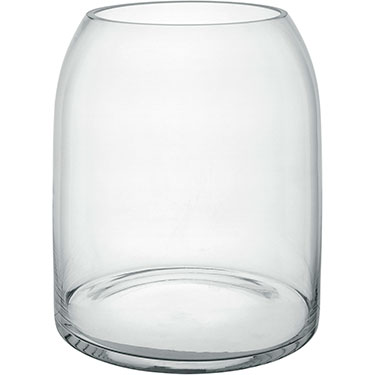 VASO HOME&amp;CO VIDRO 30x24x24cm TRANSPARENTE