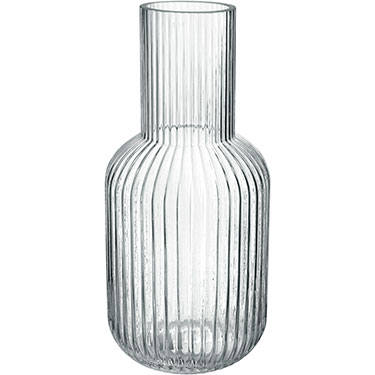VASO HOME&amp;CO VIDRO 34x15x15cm TRANSPARENTE