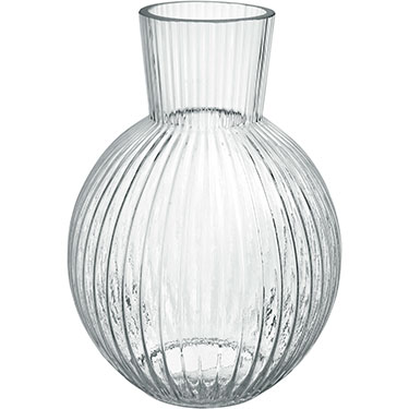 VASO HOME&amp;CO VIDRO 28x20x20cm TRANSPARENTE