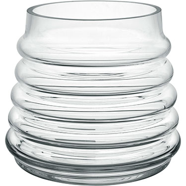 VASO HOME&amp;CO VIDRO 18x21x21cm TRANSPARENTE