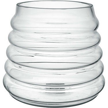 VASO HOME&amp;CO VIDRO 23x27x27cm TRANSPARENTE