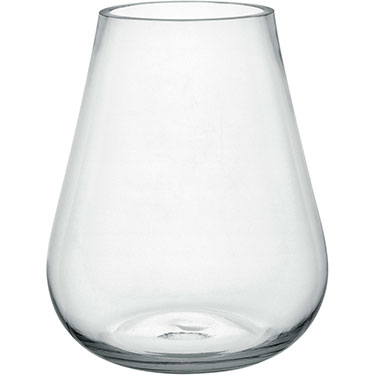 VASO HOME&amp;CO VIDRO 24x19x19cm TRANSPARENTE