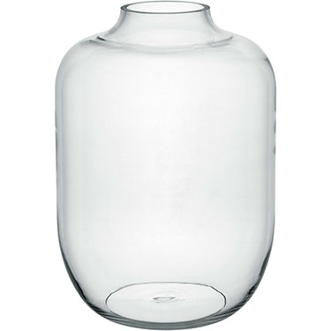 VASO HOME&amp;CO VIDRO 35x14x14cm TRANSPARENTE