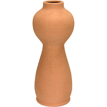VASO HOME&amp;CO CERÂMICA 34x13x13cm TERRACOTA