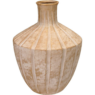 VASO HOME&amp;CO CERÂMICA 34x25x25cm BEGE