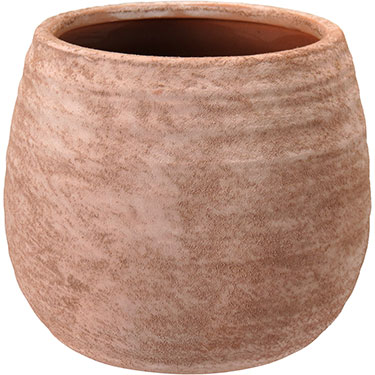 CACHEPÔ HOME&amp;CO CERÂMICA 14x17x17cm BEGE