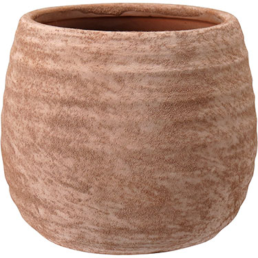 CACHEPÔ HOME&amp;CO CERÂMICA 12x14x14cm BEGE